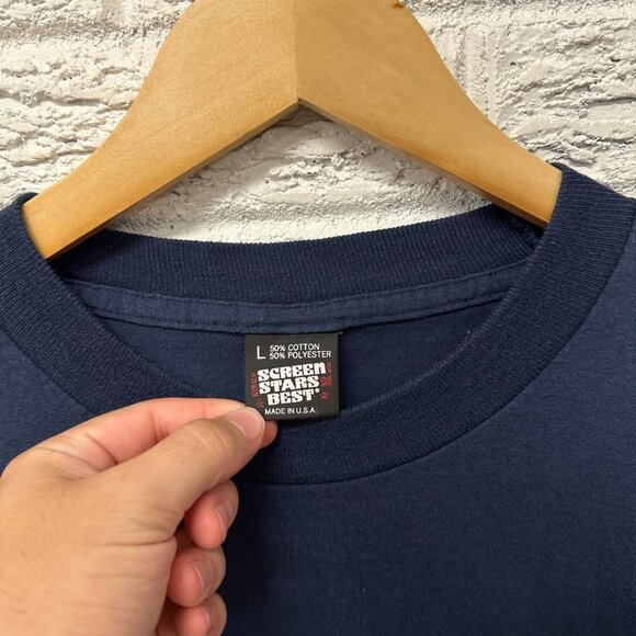 Vintage Bugs Bunny Single‎ Stitch Embroidered Shirt Large  Made in USA - Picture 3 of 5